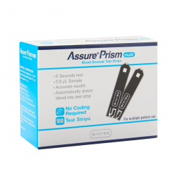 ASSURE Prism Multi Arkray USA 532050-Blood Glucose Test Strips ASSURE Prism Multi 50 per Box, Glucos