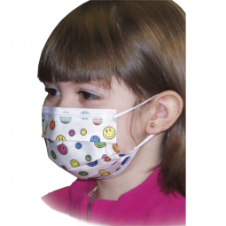 Precept Children�s Mask Aspen Surgical 15150 Precept Medical Products Pediatric Procedure Mask, Happ