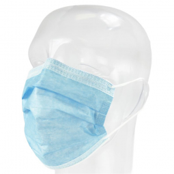 Precept FluidGard 160 Aspen Surgical 15301-FluidGard 160 Anti-Fog Procedure Mask, Blue Diamond (BX/5