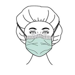 Precept Sensitive Skin Plus Aspen Surgical 65-3130 Precept Sensitive Skin Plus Surgical Mask (BX/50)