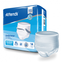 Attends Attends Healthcare AP0740-Attends Extra Absorbency Underwear, X-Large, Underwear (BG)