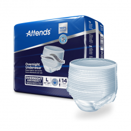 Attends Overnight Attends Healthcare APPNT30-Attends Overnight Underwear with Extended Wear Protecti