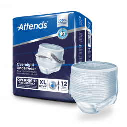 Attends Overnight Attends Healthcare APPNT40-Attends Overnight Underwear with Extended Wear Protecti