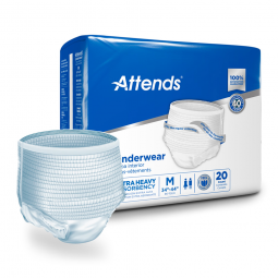Attends Attends Healthcare APV20-Attends Care Moderate Absorbent Underwear, Regular, Underwear (BG)