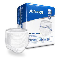 Attends Attends Healthcare APV40100-Attends Care Adult Moderate Absorbent Underwear, Extra Large, Wh