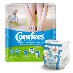 Comfees Attends Healthcare CMF-B3-Comfees Training Pants, 12-Hour Protection, Male Toddler, 3T-4T, 3