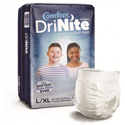 Comfees DriNite Juniors Attends Healthcare CMF-YLXL-Comfees DriNite Juniors Absorbent Underwear, Lar