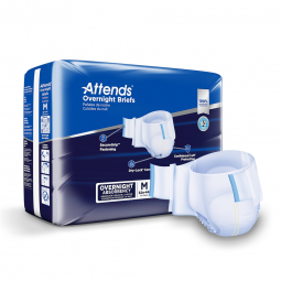 Attends Overnight Attends Healthcare DDEW20-Attends Briefs with Overnight Protection, Medium, Briefs