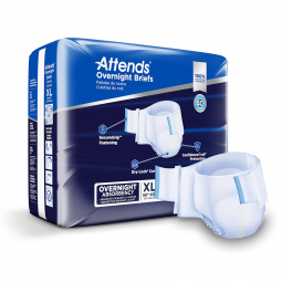 Attends Overnight Attends Healthcare DDEW40-Attends Briefs with Overnight Protection, X-Large, Brief