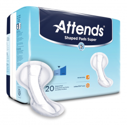 Attends Shaped Pads Super Attends Healthcare SPSA-Attends Shaped Pads Super, Pads & Liners (CS)