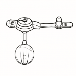 MIC-Key Avanos Medical 0120-14-4.0-Mic-Key Low Profile Gastrostomy Tube Kit, 14 Fr., 4.0 cm Tube, Ga