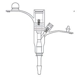 MIC Avanos 0135-14-Avanos MIC Universal Feeding Adapter for use with 14 Fr MIC PEG feeding tube (EA/