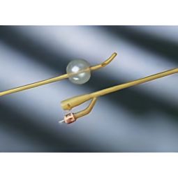 Bardex Lubricath Bard 0100L16-Bardex Lubricath Foley Catheter, 16 Fr, Medium, Coude Tip, Indwelling 