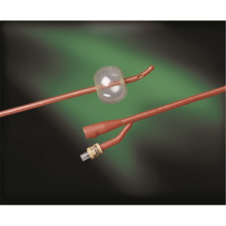 Bardex Lubricath Bard 0102L16-Bardex Lubricath Foley Catheter, 16 Fr, Medium, Coude, Indwelling Cath