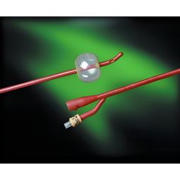 Bard 0102L18 Bardex Lubricath Foley Catheter, 18 Fr, Medium, Coude Tip (CS/12)