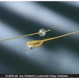 Bard 0165PL10 Bardex Lubricath Foley Catheter, 10 Fr, Short, Standard (CS/12)