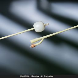 Bard 0165SI14 Bardex I.C. Foley Catheter, 14 Fr. 5 cc, Standard Tip (EA)