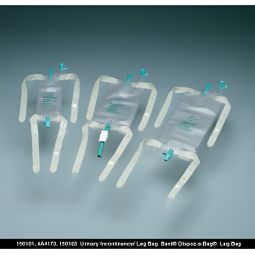 Bard Dispoz-a-Bag Bard 150106-Bard Dispoz-a-Bag Urinary Leg Bag, 9 oz, Rubber Cap, Bags & Meter Bags