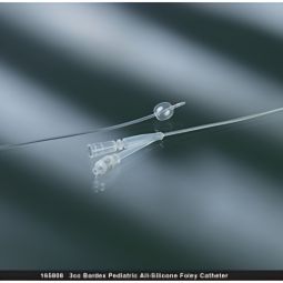 Bardex Bard 165808-Bardex Foley Catheter, 8 Fr., Silcone, 3 cc, Indwelling Catheters (CS)