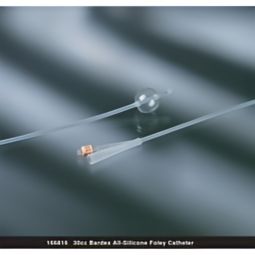 Bardex Bard 166824-Bardex Foley Catheter, 24 Fr., Silicone, 30 cc, Indwelling Catheters (DZ)