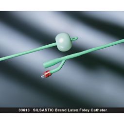 Silastic Bard 33618-Silastic Foley Catheter, 18 Fr., Short