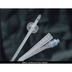 Bardia Bard 806516-Bardia Silicone Foley Catheter, 16 Fr., 5 cc, Indwelling (CS) - Bardia Silicone F