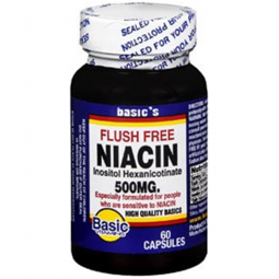 Flush Free Niacin Basic Drug 30761020912 Basic's Flush Free Niacin/Inositol Dietary Supplement