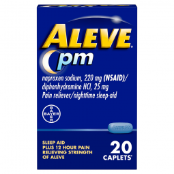 Aleve PM Bayer 00280120020-Aleve PM Caplets, Pain Relief (BT) - Aleve PM Caplets