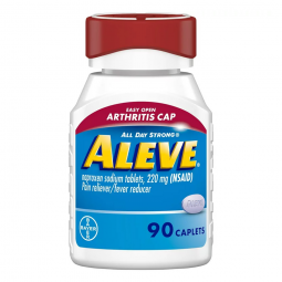 Aleve Arthritis Bayer 00280605001-Aleve Caplets with Easy Open Arthritis Cap, Pain Relief (BT)