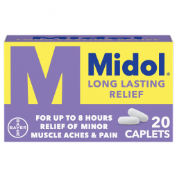 Bayer 31284357122 Midol Long Lasting Relief Caplets (BT/20)