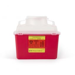 BD BD 305464-BD Multi-purpose Sharps Container, 11-1/2 x 12.8 x 8.8 in, 3.5 gal, Receptacles (CS/20)