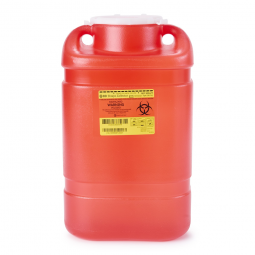 BD 305477 Sharps Container, Hinged Snap-On Lid, 19.7 qt, Red (EA/1)