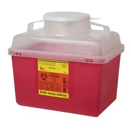BD 305480 Nestable Sharps Container, 14 qt, Red (EA/1)