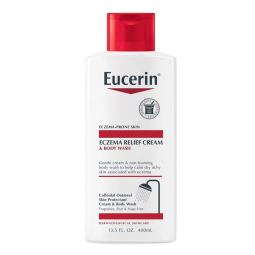 Eucerin Eczema Relief Beiersdorf 07214002603-Eucerin Eczema Relief Cream & Body Wash, 13.5 oz, Soaps