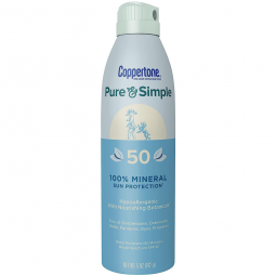 Coppertone Pure & Simple Beiersdorf 07214002883-Coppertone Pure & Simple SPF 50 Mineral Sunscreen Sp