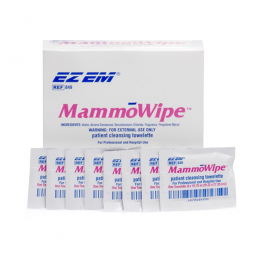 EZ EM Bracco Diagnostics 600103-EZ EM Mammography Wipe, Perineal Wipes (BX) - EZ EM Mammography Wipe