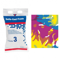Delta-Cast Prints BSN Medical 4073-Delta-Cast Prints Pastel Cast Tape, 3 in x 4 yd, Cast & Splint Ba