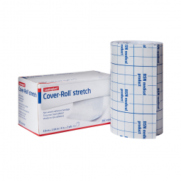 Cover-Roll Stretch BSN Medical 45548-Cover-Roll Stretch Nonwoven Polyester Dressing Retention Tape, 
