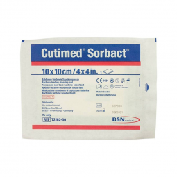 Cutimed Sorbact BSN Medical 7216210-Cutimed Sorbact Antimicrobial Mesh Dressing, 4 x 4 Inch, Impregn