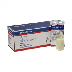 Delta-Lite Plus BSN Medical 7345802-Delta-Lite Plus White Cast Tape, 3 Inch x 4 Yard, Cast & Splint 