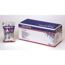 Delta-Lite Plus BSN Medical 7345832-Delta-Lite Plus Red Cast Tape, 4 Inch x 4 Yard, Cast & Splint Ba