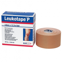 Leukotape P BSN Medical 76168-Leukotape P Rayon/Zinc Oxide Orthopedic Corrective Tape, 1-1/2 in x 15