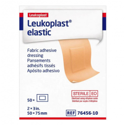 Leukoplast Elastic BSN Medical 7645610-Leukoplast Elastic Adhesive Strip, 2 x 3 in (BX/50)