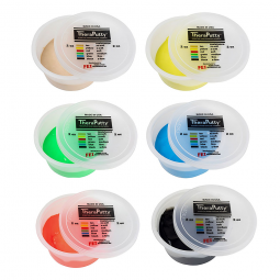 Theraputty 10-1480 Hand Exercise Material, 6-Pc. 2-oz. Putty Set, XX-Soft to X-Firm