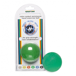 CanDo 10-1493 Std. Circular Gel Squeeze Ball, Green, Medium
