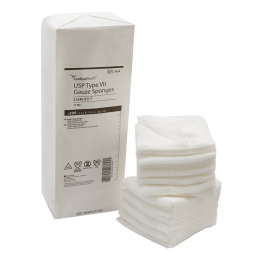 Curity Cardinal 2634-Curity USP Type VII Gauze Sponge, 4 x 4 Inch, Sponges & Pads (CS)