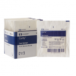 Curity Cardinal 2913-Curity Sterile Nonwoven Sponge, 4 x 4 Inch, Cellulose (CS) - Curity Sterile Non