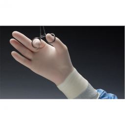 Protexis PI Micro Cardinal 2D73PM65-Protexis PI Micro Polyisoprene Surgical Glove, Size 6.5, Cream, 