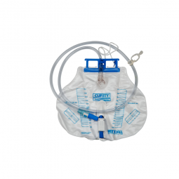 Dover Cardinal 3057-Dover Urinary Drainage Bag, 2000mL, Bed Hook, Bags & Meter Bags
