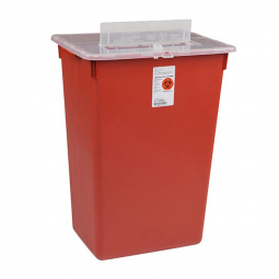 Cardinal 31143665 Sharps-A-Gator Sharps Container, 10 gal, 15-1/2 x 21-1/2 x 12 in (CS)